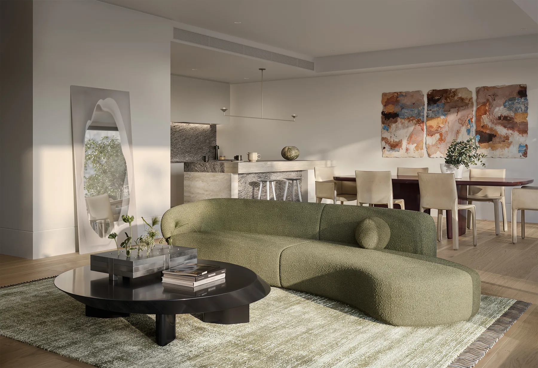 Saint David living room render